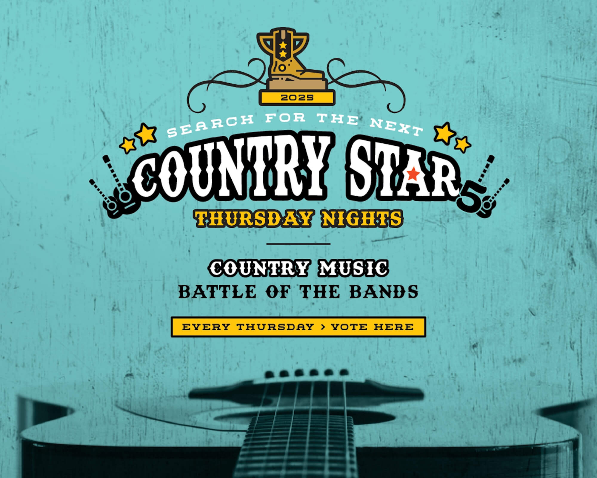 Red's Ice House Country Star 2025 Voting Thursday Nights Battle of the Bandss